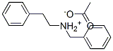 benzylphenethylammonium acetate Struktur