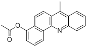 4-Acetoxy-7-methylbenz(c)acridine Struktur