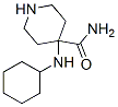 4-(cyclohexylamino)piperidine-4-carboxamide Struktur