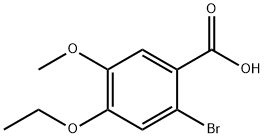 2-bromo-4-ethoxy-5-methoxybenzoic acid Struktur