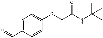 N-(TERT-BUTYL)-2-(4-FORMYLPHENOXY)ACETAMIDE Struktur