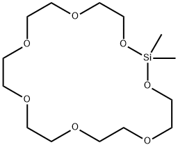 1,1-DIMETHYLSILA-20-CROWN-7 Struktur