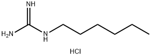 hexylguanidine monohydrochloride Struktur