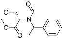 methyl N-formyl-3-oxo-N-(1-phenylethyl)-alaninate Struktur