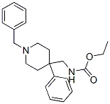 ethyl [[4-phenyl-1-(phenylmethyl)-4-piperidyl]methyl]carbamate Struktur