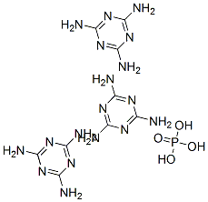 tri[1,3,5-triazine-2,4,6-triamine] phosphate Struktur