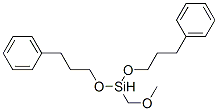 methoxymethylbis(3-phenylpropoxy)silane Struktur