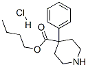 butyl 4-phenylpiperidine-4-carboxylate hydrochloride Struktur