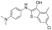 6-Chloro-2-[(4-dimethylaminophenyl)amino]-4-methylbenzo[b]thiophen-3-ol Struktur