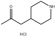 1-(4-piperidyl)acetone hydrochloride Struktur