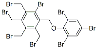 bromotetrakis(bromomethyl)[(2,4,6-tribromophenoxy)methyl]benzene Struktur