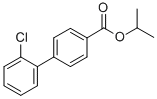 Isopropyl 2'-chloro-1,1'-biphenyl-4-carboxylate Struktur