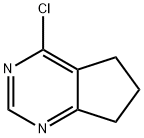 4-chloro-6,7-dihydro-5H-cyclopenta[d]pyrimidine Struktur