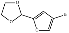 4-BROMOFURAN-2-CARBOXALDEHYDE ETHYLENE GLYCOL ACETAL Struktur