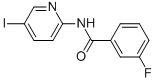 BENZAMIDE, 3-FLUORO-N-(5-IODO-2-PYRIDINYL)- Struktur