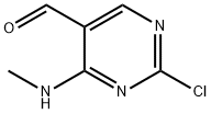 5-PyriMidinecarboxaldehyde, 2-chloro-4-(MethylaMino)- Struktur