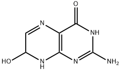 4(1H)-Pteridinone,2-amino-7,8-dihydro-7-hydroxy-(9CI) Struktur