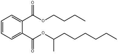 BUTYL OCTYL PHTHALATE Struktur