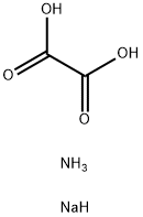 oxalic acid, ammonium sodium salt Struktur