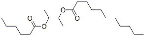 3-hexanoyloxybutan-2-yl undecanoate Struktur