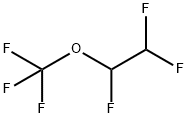 1,2,2-TRIFLUOROETHYL TRIFLUOROMETHYL ETHER Struktur