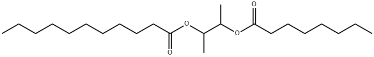 1-Methyl-2-((1-oxooctyl)oxy)propyl undecanoate Struktur