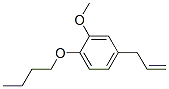 4-allyl-1-butoxy-2-methoxybenzene Struktur