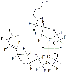 tetratriacontafluoro-10,13,16,19-tetraoxaoctacosadiene Struktur