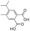 5-(isopropyl)-4-methylphthalic acid Struktur