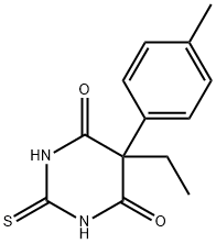 5-ethyldihydro-2-thioxo-5-(p-tolyl)pyrimidine-4,6(1H,5H)-dione Struktur