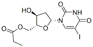 5-Iodo-5'-O-propionyl-2'-deoxyuridine Struktur