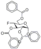 α-D-galactopyranoside,methy-4-deoxy-4-fluoro-,tribenzoate Struktur