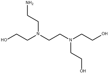 2,2'-[[2-[(2-aminoethyl)(2-hydroxyethyl)amino]ethyl]imino]bisethanol Struktur