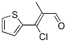 3-chloro-3-(2-thienyl)methacrylaldehyde Struktur