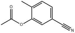 Benzonitrile, 3-(acetyloxy)-4-methyl- Struktur