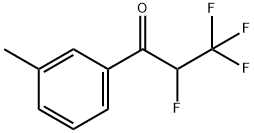 1-Propanone, 2,3,3,3-tetrafluoro-1-(3-methylphenyl)- (9CI) Struktur