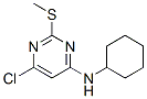 6-CHLORO-N-CYCLOHEXYL-2-(METHYLTHIO)PYRIMIDIN-4-AMINE Struktur