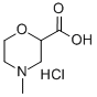 2-CARBOXY-4-METHYL-MORPHOLINE HCL Struktur