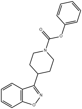 3-(4-Piperidinyl)-1,2-benzisoxazole N-CarbaMic Acid Phenyl Ester Struktur