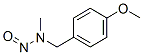 N-Methyl-N-nitroso-p-methoxybenzylamine Struktur