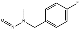 N-Methyl-N-nitroso-p-fluorobenzylamine Struktur