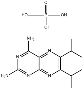 2,4-DIAMINO-6,7-DIISOPROPYLPTERIDINE PHOSPHATE SALT Struktur