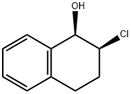 (1R,2S)-2-CHLORO-1,2,3,4-TETRAHYDRO-NAPHTHALEN-1-OL Struktur