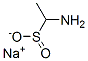 sodium 1-aminoethanesulphinate Struktur