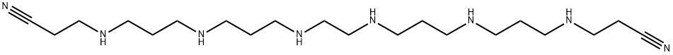 4,8,12,15,19,23-hexaazahexacosanedinitrile  Struktur