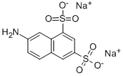 7-アミノ-1,3-ナフタレンジスルホン酸ジナトリウム 化學(xué)構(gòu)造式