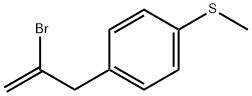 2-BROMO-3-[4-(METHYLTHIO)PHENYL]-1-PROPENE Struktur