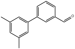 3-(3,5-Dimethylphenyl)benzaldehyde Struktur