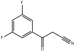 3,5-DIFLUOROBENZOYLACETONITRILE Struktur