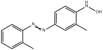 Hydroxylamine, N-(4-(o-tolylazo)-o-tolyl)- Struktur